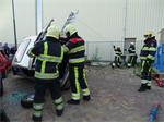 Oefening Brand Wegvervoer Auto Vaart Buitenpost